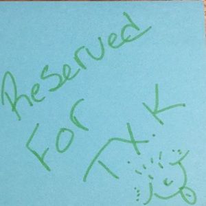 Reserved for T.X.K